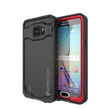 Charger l&#39;image dans la galerie, Galaxy Note 5 Waterproof Case, Punkcase StudStar Red Water/Shock/Dirt/Snow Proof | Lifetime Warranty (Color in image: red)
