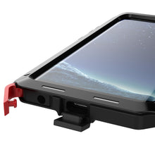 Charger l&#39;image dans la galerie, Galaxy Note 8 Case, PUNKcase Metallic Black Shockproof  Slim Metal Armor Case 
