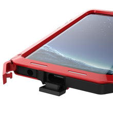 Load image into Gallery viewer, Galaxy S8+ Plus  Case, PUNKcase Metallic Red Shockproof  Slim Metal Armor Case 
