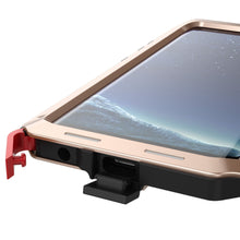 Charger l&#39;image dans la galerie, Galaxy Note 8  Case, PUNKcase Metallic Gold Shockproof  Slim Metal Armor Case 
