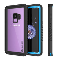 Charger l&#39;image dans la galerie, Galaxy S9 Waterproof Case, Punkcase [Extreme Series] [Slim Fit] [IP68 Certified] [Shockproof] [Snowproof] [Dirproof] Armor Cover [Light Blue] (Color in image: Light Blue)
