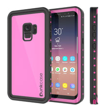 Charger l&#39;image dans la galerie, Galaxy S9 Waterproof Case PunkCase StudStar Pink Thin 6.6ft Underwater IP68 Shock/Snow Proof (Color in image: pink)
