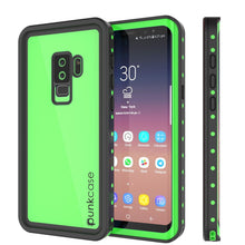 Charger l&#39;image dans la galerie, Galaxy S9 Plus Waterproof Case PunkCase StudStar Light Green Thin 6.6ft Underwater IP68 ShockProof (Color in image: light green)
