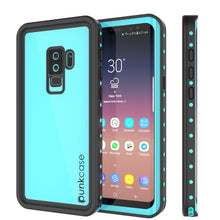 Charger l&#39;image dans la galerie, Galaxy S9 Plus Waterproof Case PunkCase StudStar Teal Thin 6.6ft Underwater IP68 Shock/Snow Proof (Color in image: teal)
