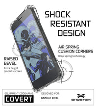Charger l&#39;image dans la galerie, Google Pixel XL Case, Ghostek® Covert Clear, Premium Impact Protective Armor | Lifetime Warranty Exchange (Color in image: peach)
