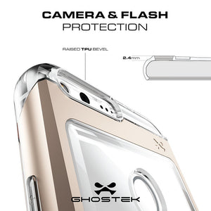 Google Pixel Case, Ghostek® Cloak 2.0 Silver Series w/ Explosion-Proof Screen Protector | Aluminum Frame (Color in image: Gold)