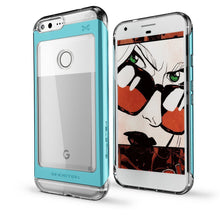 Load image into Gallery viewer, Google Pixel Case, Ghostek® Cloak 2.0 Teal Series w/ Explosion-Proof Screen Protector | Aluminum Frame (Color in image: Teal)
