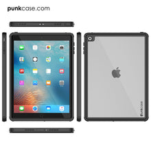 Charger l'image dans la galerie, Punkcase iPad Pro 9.7 Case [CRYSTAL Series], Waterproof, Ultra-Thin Cover [Shockproof] [Dustproof] with Built-in Screen Protector [Black] (Color in image: Teal)
