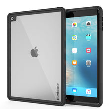 Charger l'image dans la galerie, Punkcase iPad Pro 9.7 Case [CRYSTAL Series], Waterproof, Ultra-Thin Cover [Shockproof] [Dustproof] with Built-in Screen Protector [Black] (Color in image: Black)
