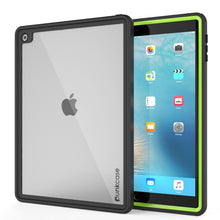 Charger l'image dans la galerie, Punkcase iPad Pro 9.7 Case [CRYSTAL Series], Waterproof, Ultra-Thin Cover [Shockproof] [Dustproof] with Built-in Screen Protector [Light Green] (Color in image: Light Green)
