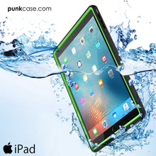 Charger l'image dans la galerie, Punkcase iPad Pro 9.7 Case [CRYSTAL Series], Waterproof, Ultra-Thin Cover [Shockproof] [Dustproof] with Built-in Screen Protector [Light Green] (Color in image: Teal)
