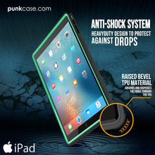 Charger l'image dans la galerie, Punkcase iPad Pro 9.7 Case [CRYSTAL Series], Waterproof, Ultra-Thin Cover [Shockproof] [Dustproof] with Built-in Screen Protector [Teal] (Color in image: Pink)
