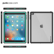 Charger l'image dans la galerie, Punkcase iPad Pro 9.7 Case [CRYSTAL Series], Waterproof, Ultra-Thin Cover [Shockproof] [Dustproof] with Built-in Screen Protector [Teal] (Color in image: Light Green)
