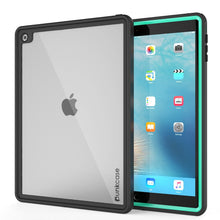 Charger l'image dans la galerie, Punkcase iPad Pro 9.7 Case [CRYSTAL Series], Waterproof, Ultra-Thin Cover [Shockproof] [Dustproof] with Built-in Screen Protector [Teal] (Color in image: Teal)
