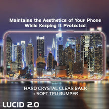 Load image into Gallery viewer, Maintains the Aesthet While Keeping cs of Your Phone tf Protected + SOFT TPU BUMPER LUCID 2.0 (Color in image: crystal black)
