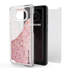Load image into Gallery viewer, Galaxy S8 Plus Case, Punkcase [Liquid Series] Protective Dual Layer Floating Glitter Cover + PunkShield Screen Protector for Samsung S8 [Rose Gold] (Color in image: Light green)
