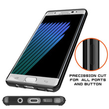 Load image into Gallery viewer, Note 7 Case Punkcase® LUCID 2.0 Black Series w/ PUNK SHIELD Screen Protector | Ultra Fit (Color in image: pink)
