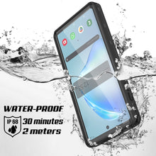Charger l&#39;image dans la galerie, PunkCase Galaxy Note 10+ Plus Waterproof Case, [KickStud Series] Armor Cover [Black] (Color in image: White)
