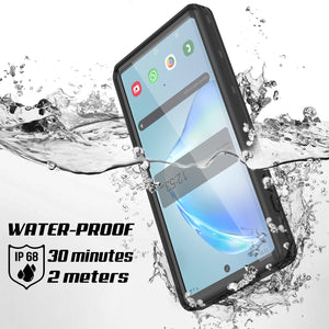 PunkCase Galaxy Note 10 Waterproof Case, [KickStud Series] Armor Cover [Black] (Color in image: Teal)