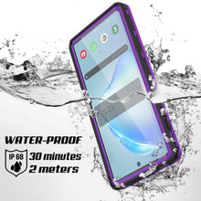 Load image into Gallery viewer, PunkCase Galaxy Note 10 Waterproof Case, [KickStud Series] Armor Cover [Purple] (Color in image: Light Green)
