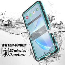 Charger l&#39;image dans la galerie, PunkCase Galaxy Note 10+ Plus Waterproof Case, [KickStud Series] Armor Cover [Teal] (Color in image: White)

