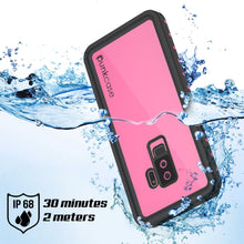 Charger l&#39;image dans la galerie, Galaxy S9 Plus Waterproof Case PunkCase StudStar Pink Thin 6.6ft Underwater IP68 Shock/Snow Proof (Color in image: black)
