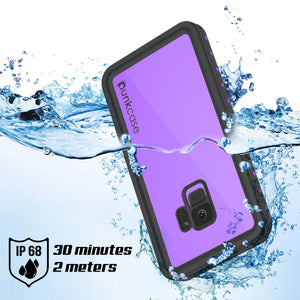 Galaxy S9 Waterproof Case PunkCase StudStar Purple Thin 6.6ft Underwater IP68 Shock/Snow Proof (Color in image: teal)