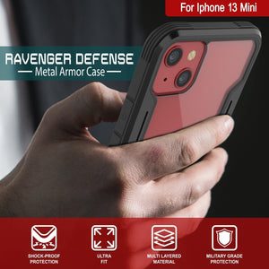 Punkcase iPhone 14 Plus Ravenger MAG Étui de défense Coque militaire protectrice à plusieurs couches [Noir]