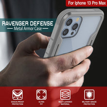 Load image into Gallery viewer, Punkcase iPhone 14 Pro Max Coque Ravenger MAG Defense Étui de Protection de Niveau Militaire à Plusieurs Couches [Gris]
