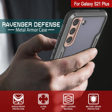 Load image into Gallery viewer, Punkcase S21+ Plus ravenger Case Protective Military Grade Multilayer Cover [Grey-Black] (Color in image: Red)
