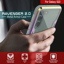 Charger l'image dans la galerie, Punkcase S22 ravenger Case Protective Military Grade Multilayer Cover [Rainbow] (Color in image: Red)
