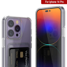 Load image into Gallery viewer, Coque porte-cartes iPhone 14 Pro [Série Crystal CardSlot] [Ajustement fin]
