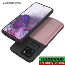 Charger l&#39;image dans la galerie, PunkJuice S20 Ultra Battery Case Rose - Fast Charging Power Juice Bank with 6000mAh (Color in image: All Blue)
