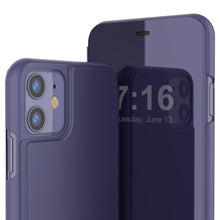 Load image into Gallery viewer, Punkcase iPhone 11 / XI Reflector Case Protective Flip Cover [Purple] (Color in image: Black)

