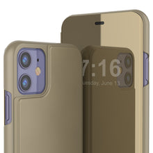 Charger l&#39;image dans la galerie, Punkcase iPhone 11 / XI Reflector Case Protective Flip Cover [Gold] (Color in image: Silver)
