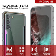 Charger l'image dans la galerie, Punkcase S22 ravenger Case Protective Military Grade Multilayer Cover [Rainbow] (Color in image: Black)
