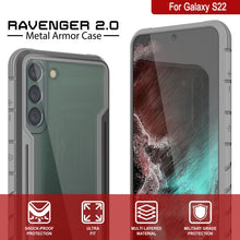 Load image into Gallery viewer, Punkcase S22 ravenger Case Protective Military Grade Multilayer Cover [Grey] (Color in image: Rose-Gold)
