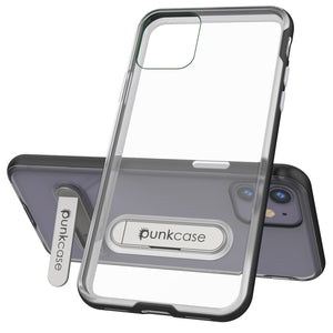 iPhone 12 Case, PUNKcase [LUCID 3.0 Series] [Slim Fit] Protective Cover w/ Integrated Screen Protector [Black] (Color in image: Silver)