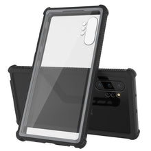 Charger l&#39;image dans la galerie, Punkcase Galaxy Note 10+ Plus Case, [Spartan Series] Black Rugged Heavy Duty Cover W/Built in Screen Protector (Color in image: Light Green)
