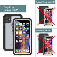 Charger l&#39;image dans la galerie, iPhone 11 Waterproof Case, Punkcase [Extreme Series] Armor Cover W/ Built In Screen Protector [White] (Color in image: Teal)
