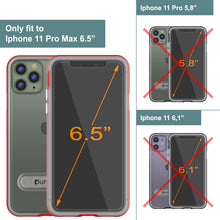 Load image into Gallery viewer, iPhone 11 Pro Max Case, PUNKcase [LUCID 3.0 Series] [Slim Fit] Armor Cover w/ Integrated Screen Protector [Red] (Color in image: Teal)
