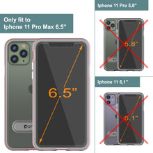 Load image into Gallery viewer, iPhone 11 Pro Max Case, PUNKcase [LUCID 3.0 Series] [Slim Fit] Armor Cover w/ Integrated Screen Protector [Rose Gold] (Color in image: Teal)
