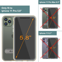 Load image into Gallery viewer, iPhone 11 Pro Case, PUNKcase [LUCID 3.0 Series] [Slim Fit] Armor Cover w/ Integrated Screen Protector [Gold] (Color in image: Teal)
