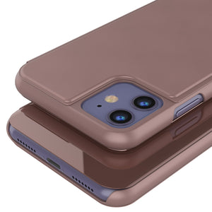 Punkcase iPhone 11 / XI Reflector Case Protective Flip Cover [Rose] (Color in image: Silver)
