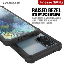 Load image into Gallery viewer, PunkCase Galaxy S20+ Plus Case, [Spartan Series] Clear Rugged Heavy Duty Cover W/Built in Screen Protector [Black] (Color in image: light green)
