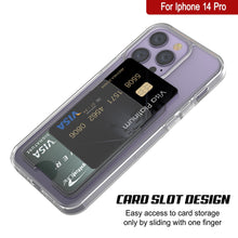 Load image into Gallery viewer, Coque porte-cartes iPhone 14 Pro [Série Crystal CardSlot] [Ajustement fin]
