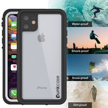 Charger l&#39;image dans la galerie, iPhone 11 Waterproof Case, Punkcase [Extreme Series] Armor Cover W/ Built In Screen Protector [White] (Color in image: Red)

