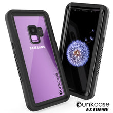 Charger l&#39;image dans la galerie, Galaxy S9 PLUS Waterproof Case, Punkcase [Extreme Series] [Slim Fit] [Shock/Snow proof] [Dirproof] Armor Cover W/ Built In Screen Protector [Black] 
