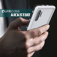 Charger l&#39;image dans la galerie, PunkCase Galaxy Note 10+ Plus Waterproof Case, [KickStud Series] Armor Cover [White] (Color in image: Light Green)
