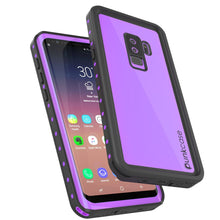 Charger l&#39;image dans la galerie, Galaxy S9 Plus Waterproof Case PunkCase StudStar Purple Thin 6.6ft Underwater IP68 Shock/Snow Proof (Color in image: black)
